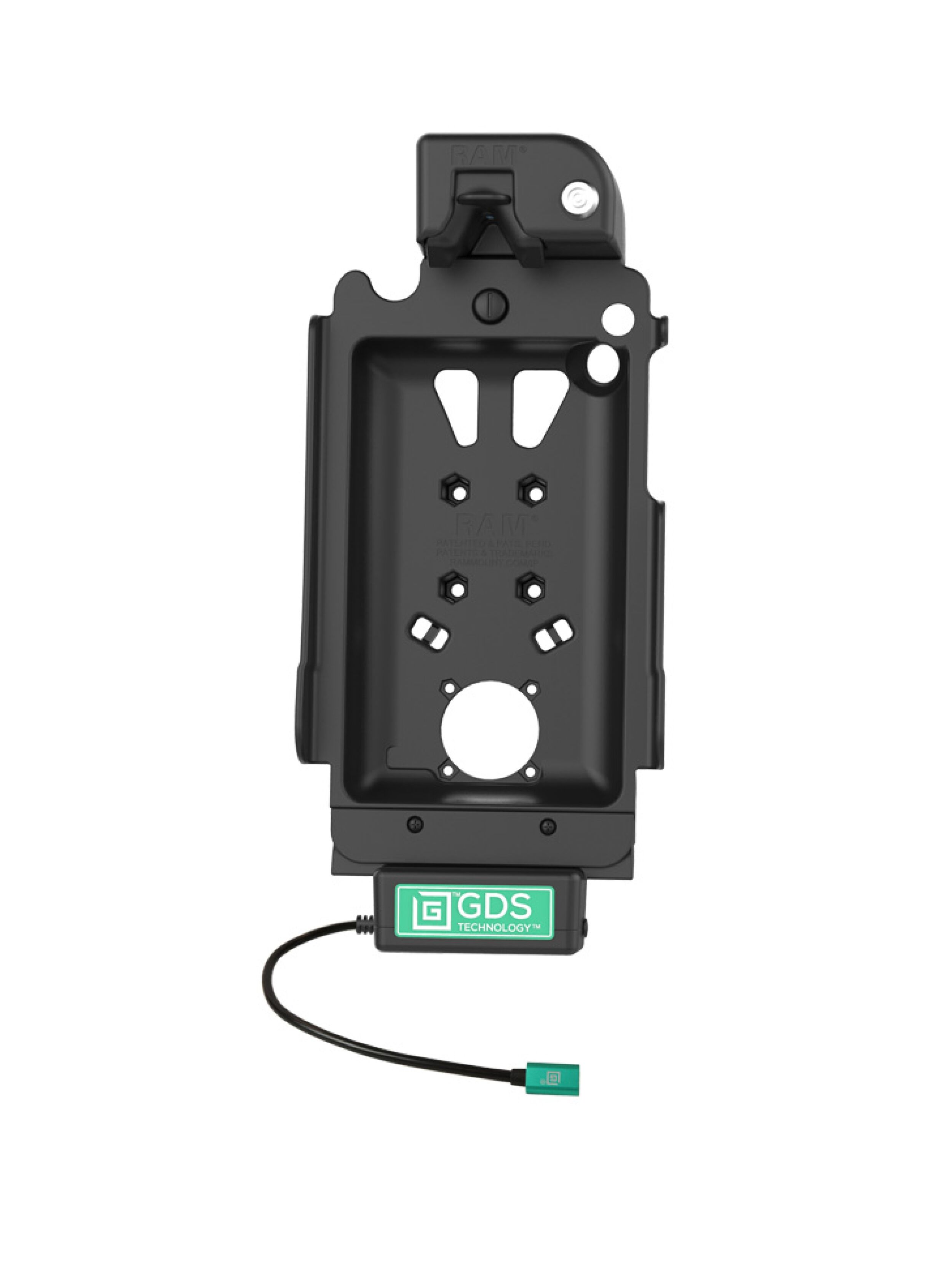RAM Mounts GDS Tough-Dock Halteschale (Schlüsselverriegelung) für Samsung Tab A 8.4 - in IntelliSkin Next Gen Schutzhülle - USB-C-Anschluss