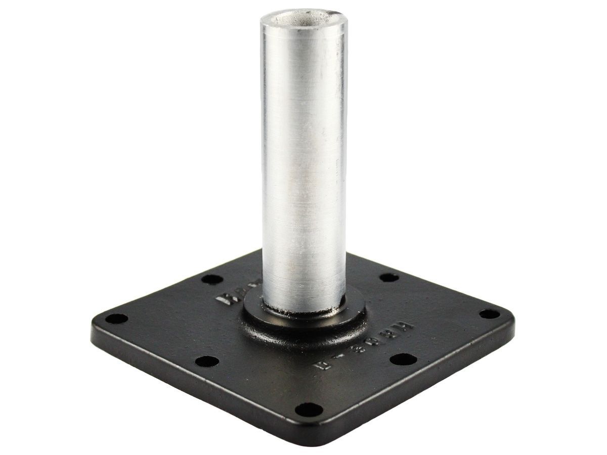 RAM Mounts Horizontal-Basis - mit Rohr (mittig, 25,4 mm Durchmesser)