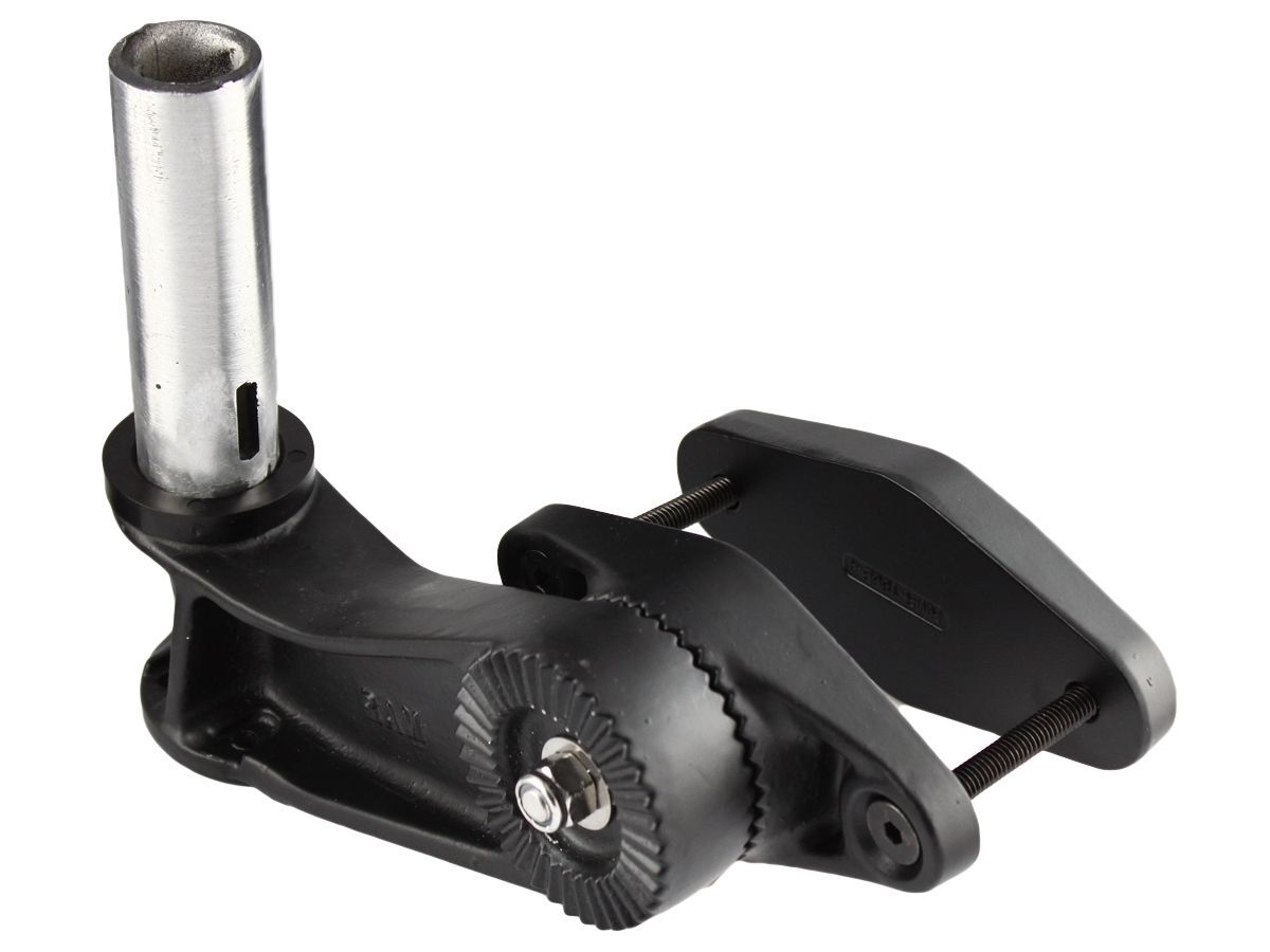 RAM Mounts Schraubklemme (bis max. 101,6 mm breit) mit Schnarre und Alu-Stift (25,4 mm Durchmesser) - im Polybeutel
