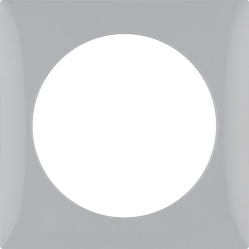 918272507 Berker Rahmen Integro Design Flow einfach grau
