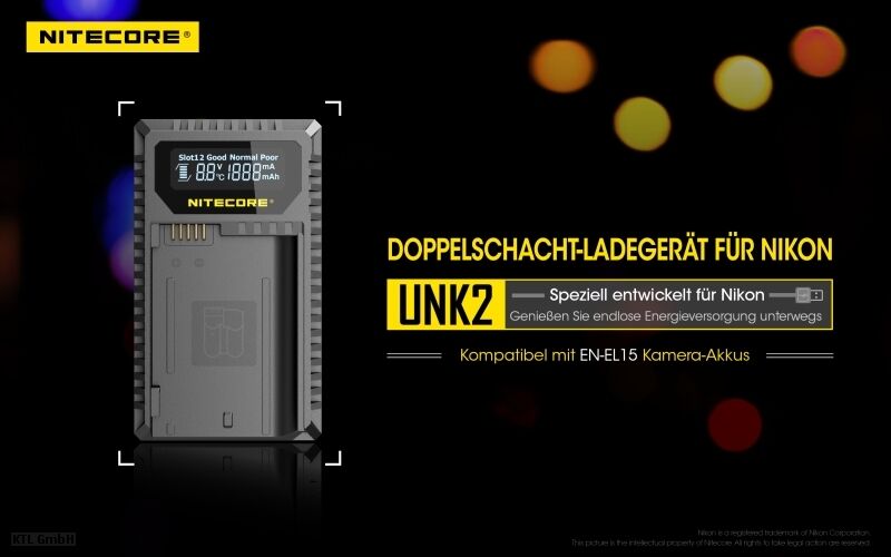 Nitecore UNK2 - für Nikon Cameras