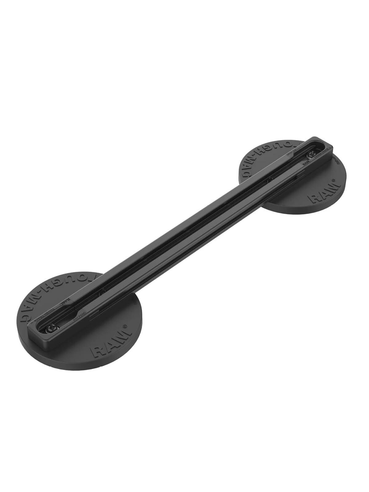 RAM Mounts Aluminium Tough-Track Schiene mit 2 Tough-Mag Magneten - Innenlänge 228,6 mm (9 Zoll)