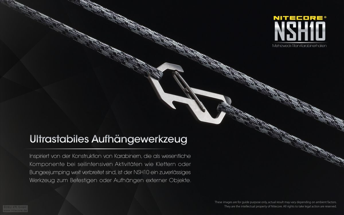 Nitecore Titan Karabiner NSH10