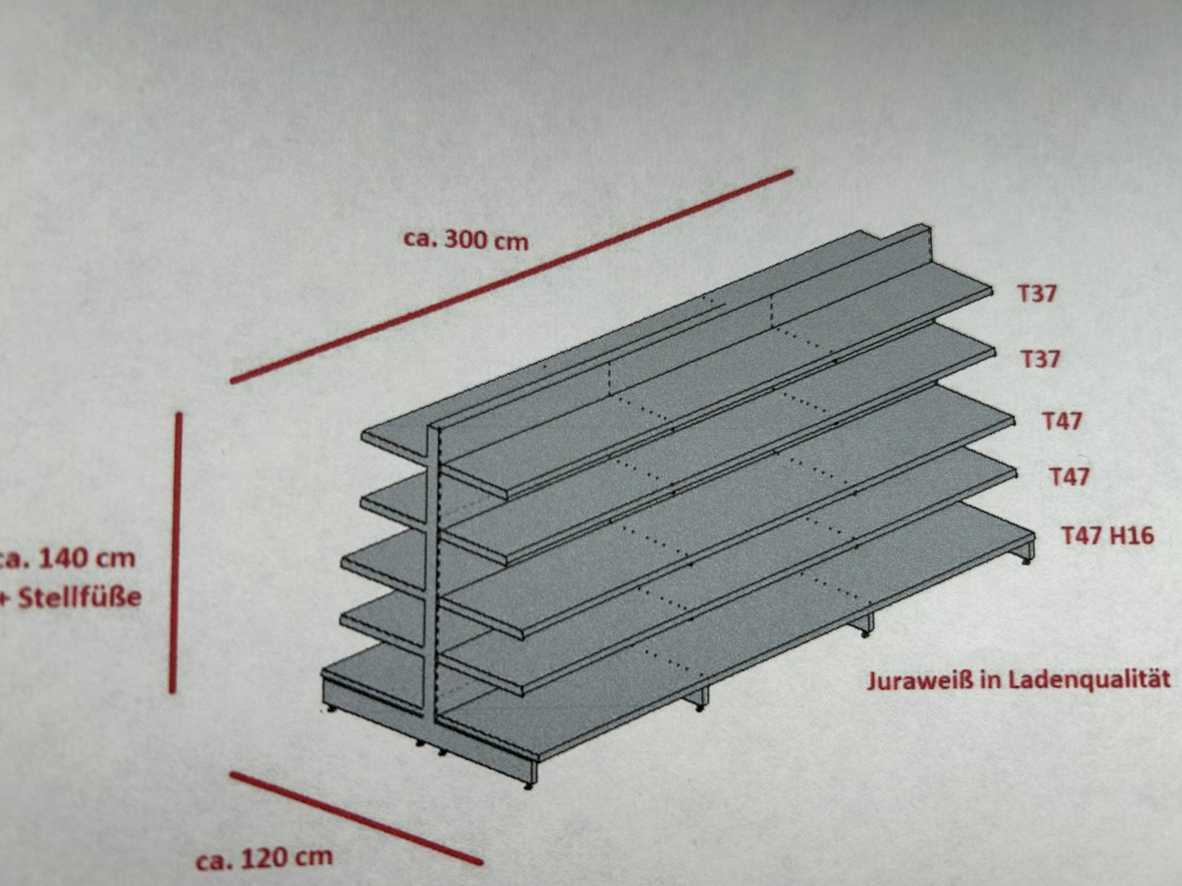Komplett Gondel 3m gebraucht