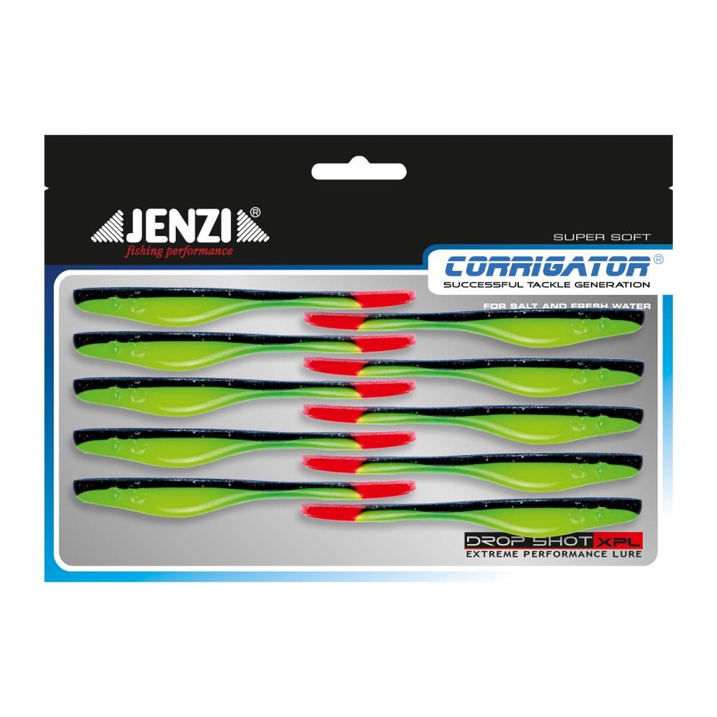 Jenzi Drop Shot Texas Wriggler Farbe F  10 cm