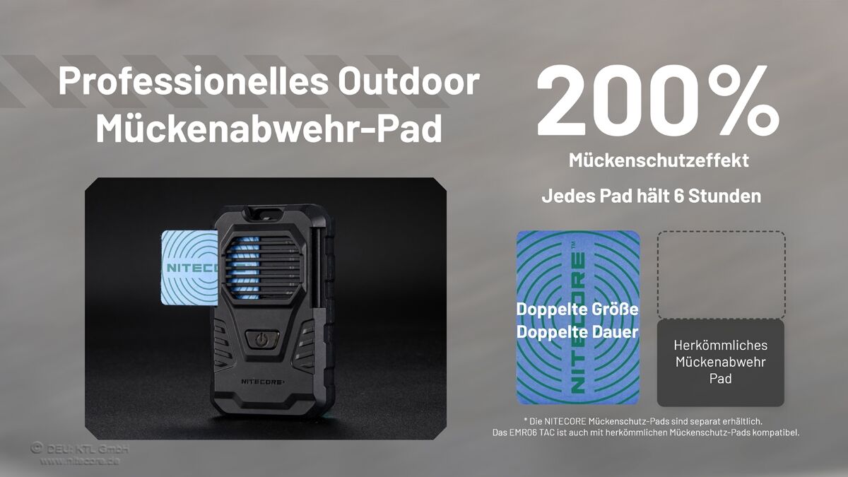 Nitecore EMR06 TAC - Mückenabwehr