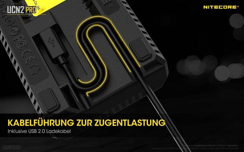 Nitecore UCN2 PRO - für Canon Cameras
