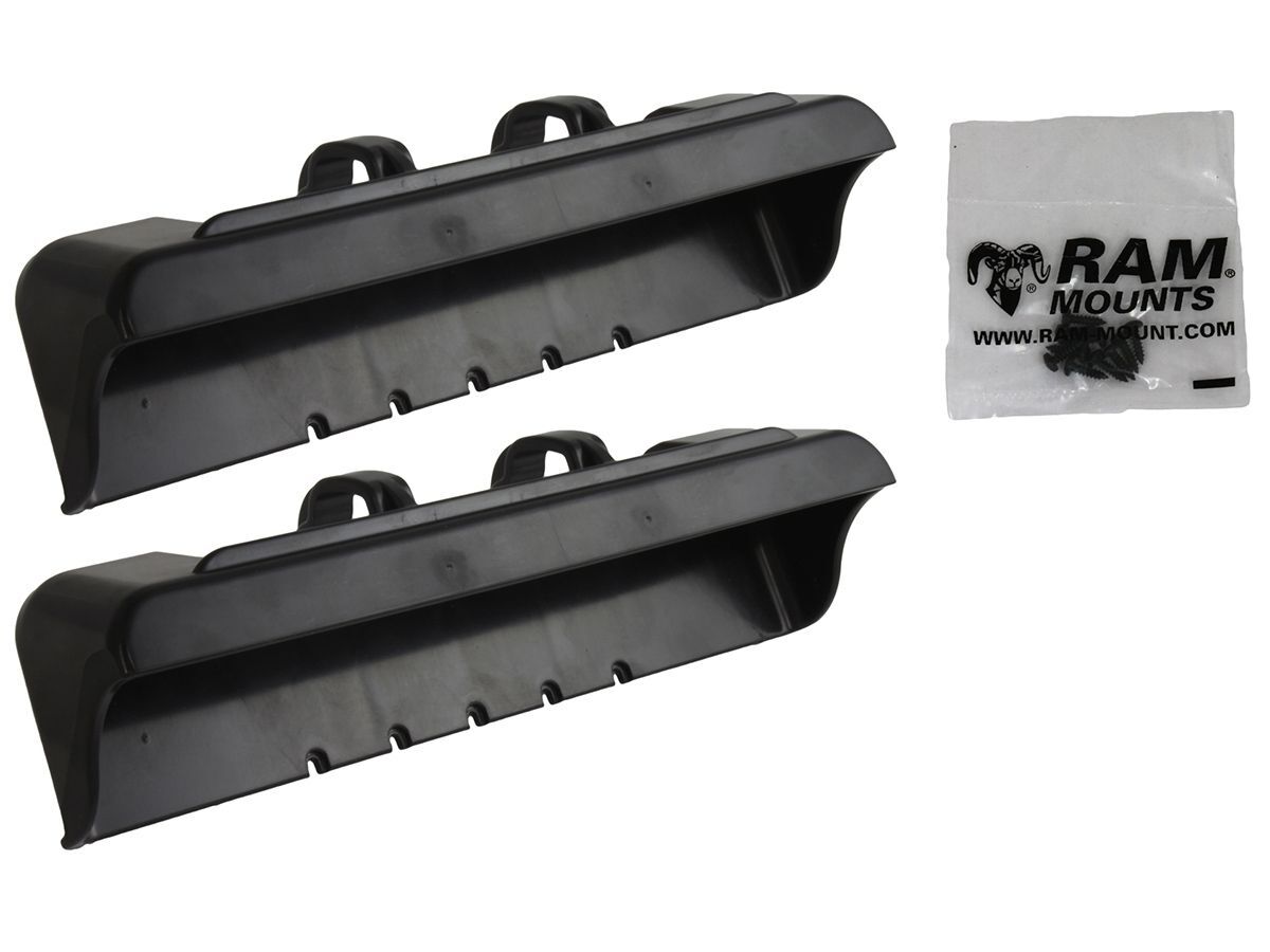 RAM Mounts Tab-Tite Endkappen für Panasonic Toughpad FZ-A1 (in Schutzhülle) und Tablets bis zu 12 Zoll - Schrauben-Set