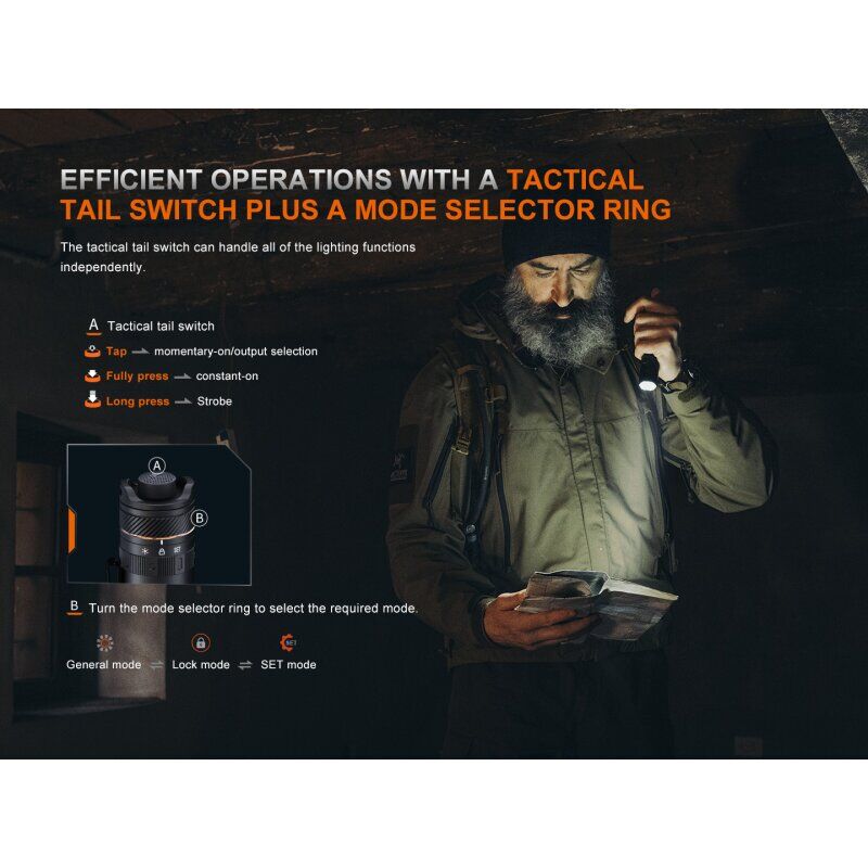Fenix PD45R ACE LED Taschenlampe