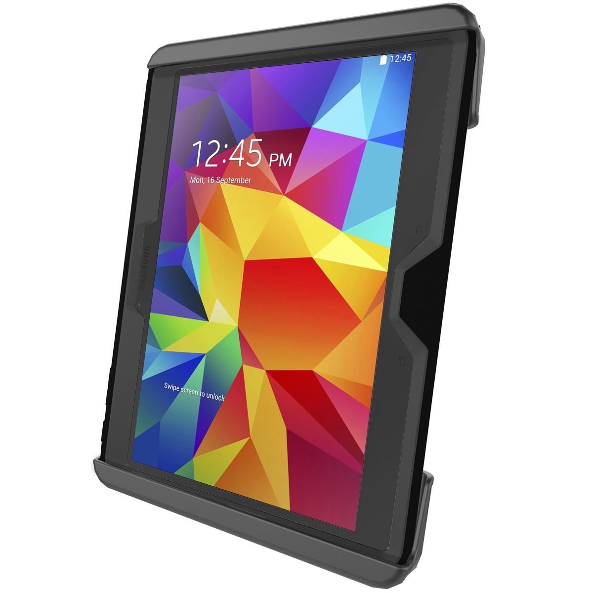 RAM Mounts Tab-Tite Universal Halteschale für bis zu 10 Zoll Tablets (mit/ohne Schutzhülle) - AMPS-Aufnahme, Schrauben-Set