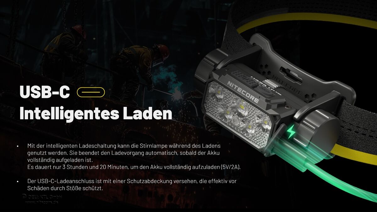Nitecore HC70 UHE - 1600 Lumen, NL2160