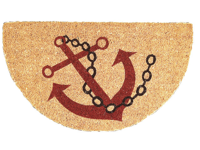 Talamex maritime Kokosmatte Fußmatte halbrund