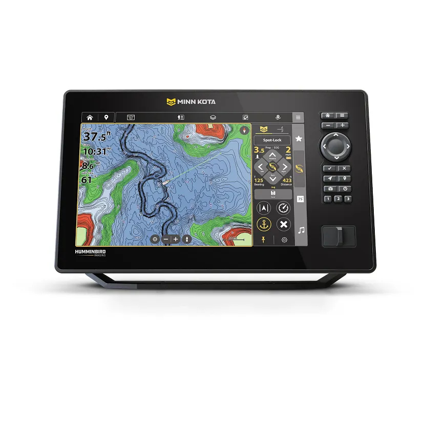 Minn Kota X10 Echolot der XPLORE-Serie mit 10.0 Zoll Bildschirm und aktiver Seekarte auf dem Display