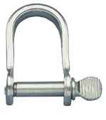 NIRO Schäkel  Ø6mm  B=16mm  H=21mm ( Bruchlast 2050kg ) niro-schakel-o6mm-b-16mm-h-21mm-bruchlast-2050kg