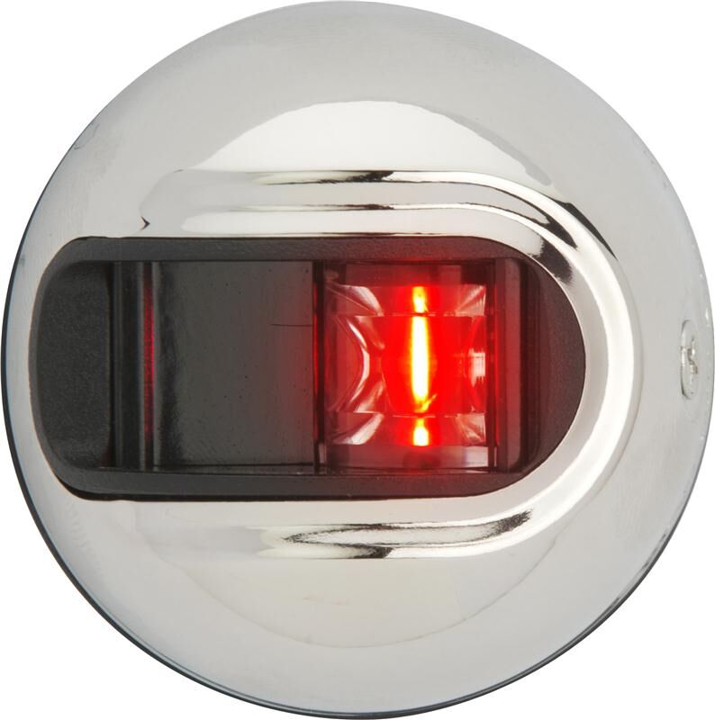 attwood Backbordlicht LED Lightarmor vertikal-rund Edelstahl