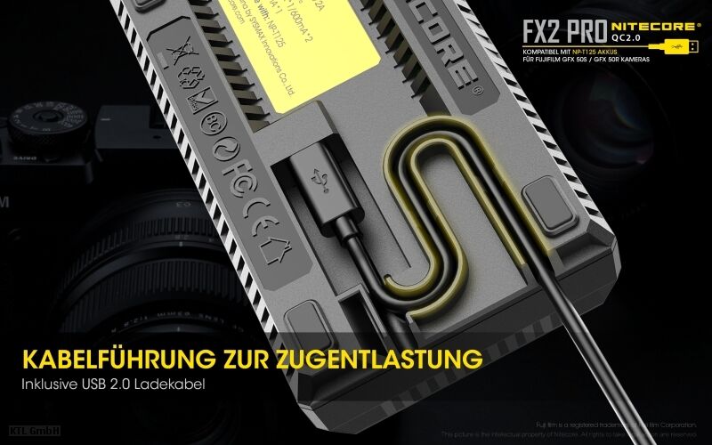 Nitecore FX2 PRO - für Fuji Cameras