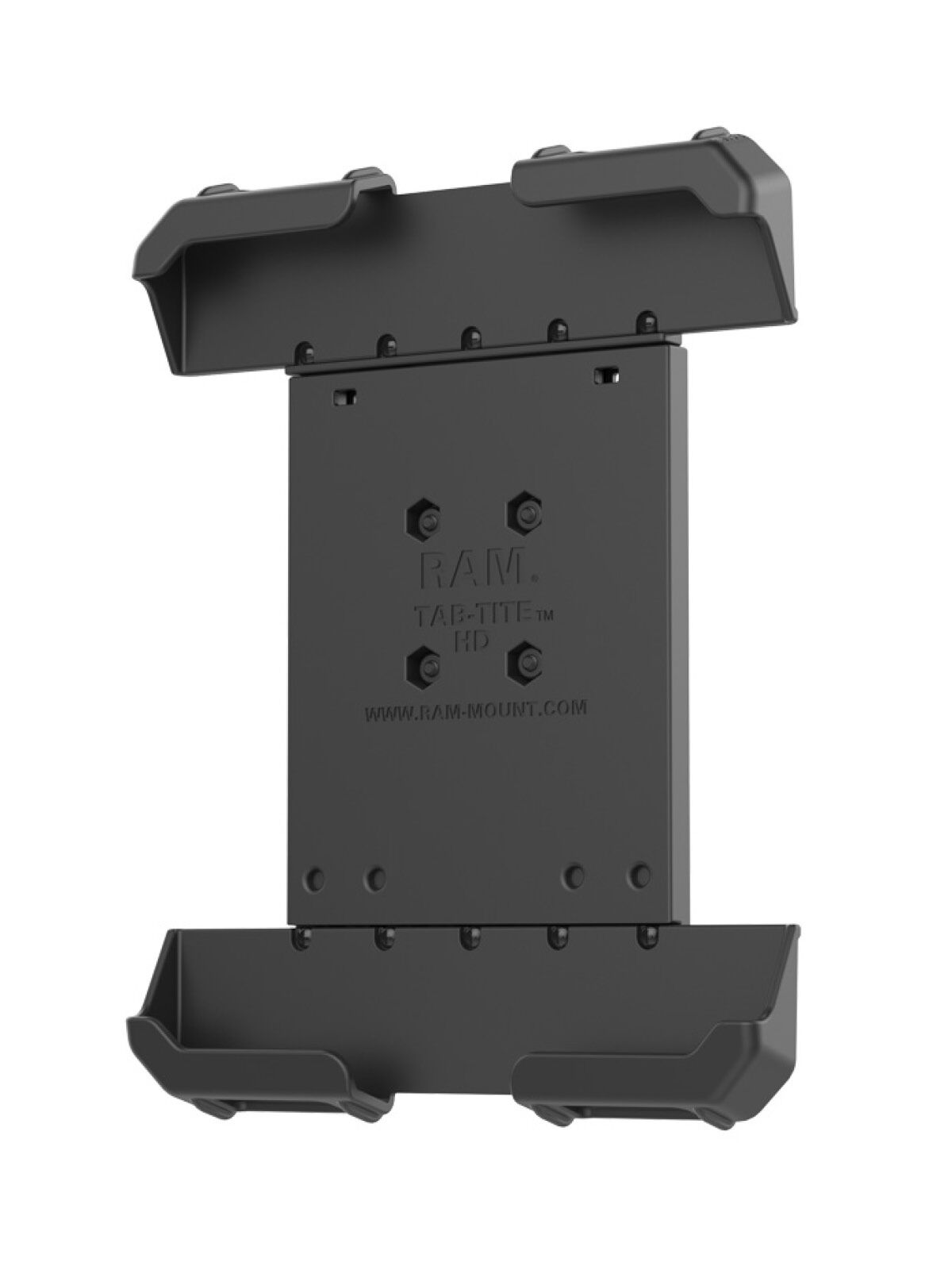 RAM Mounts Tab-Tite Universal Halteschale für 10-10.5 Zoll Tablets (mit/ohne Schutzhüllen) - AMPS-Aufnahme, Schrauben-Set