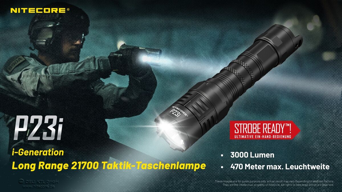 Nitecore P23i - 3000 Lumen