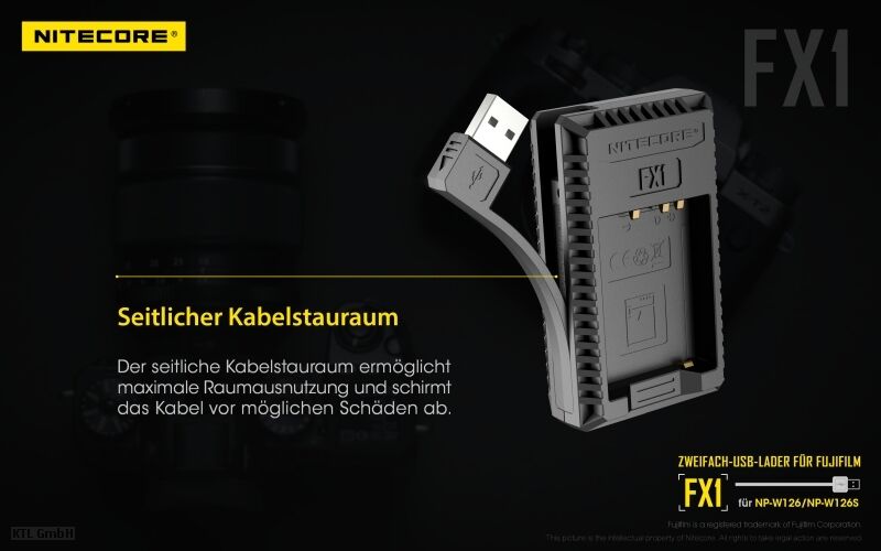 Nitecore FX1 - für Fuji Cameras