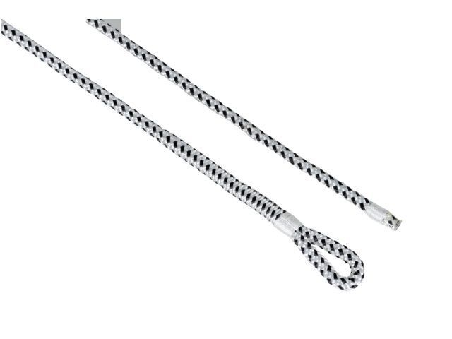 Talamex Fenderleine schwarz/weiß 2,5m mit geflochtenem Mantel (Paar)