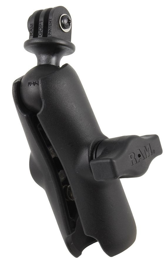 RAM Mounts GoPro Kamera-Set - mittlerer Verbindungsarm, GoPro-Adapter, B-Kugel (1 Zoll), im Polybeutel