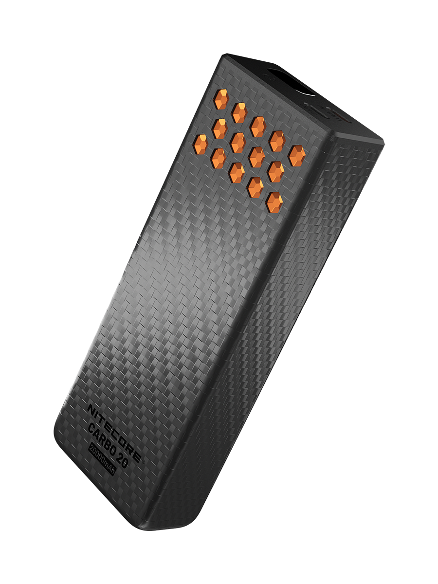 Nitecore Powerbank CARBO20 - 20000mAh, orange