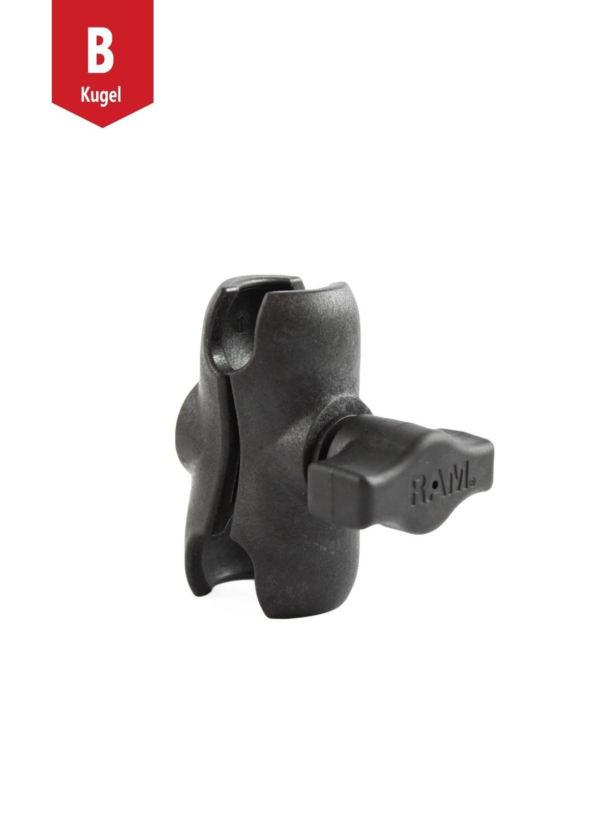 RAM Mounts kurzer Verbundstoff-Verbindungsarm - ca. 60 mm lang, für B-Kugeln (1 Zoll), im Polybeutel