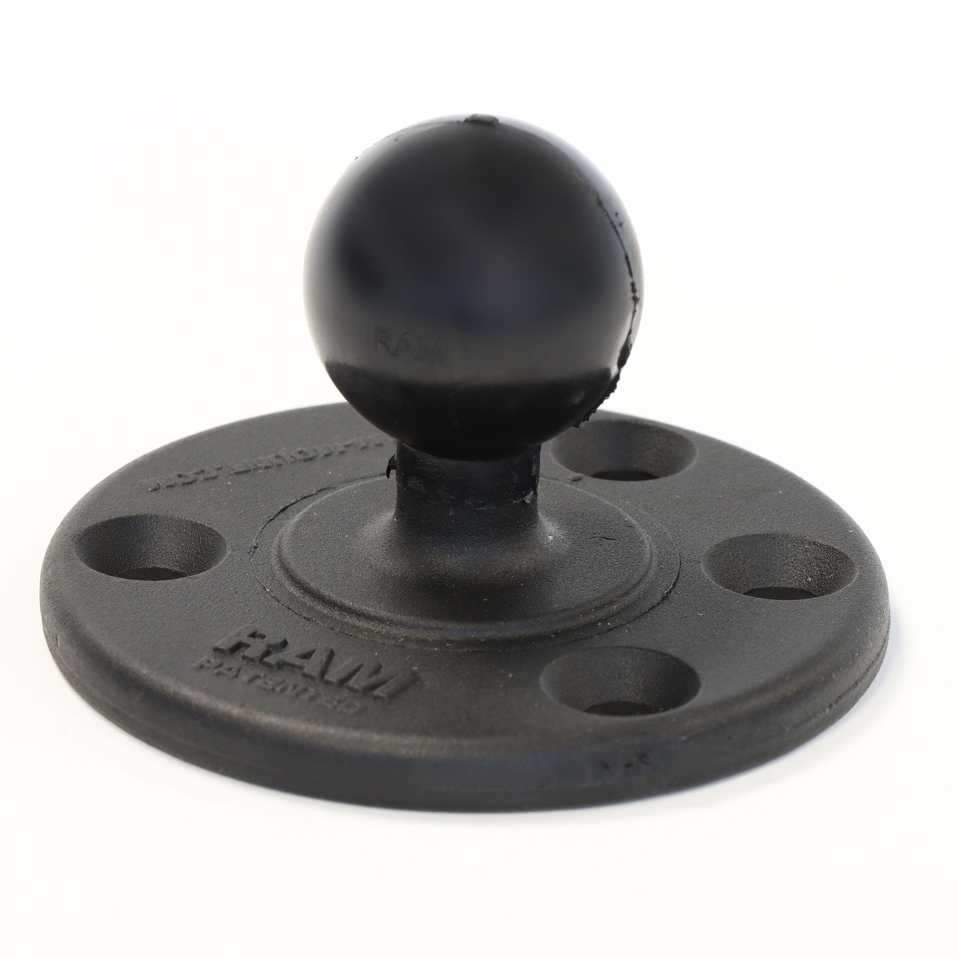 RAM Mounts runde Basisplatte (120° Lochraster) - C-Kugel (1,5 Zoll)
