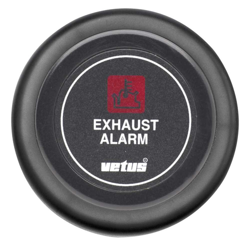 xhi12b Vetus Auspufftemperaturalarmanzeige 12V schwarz