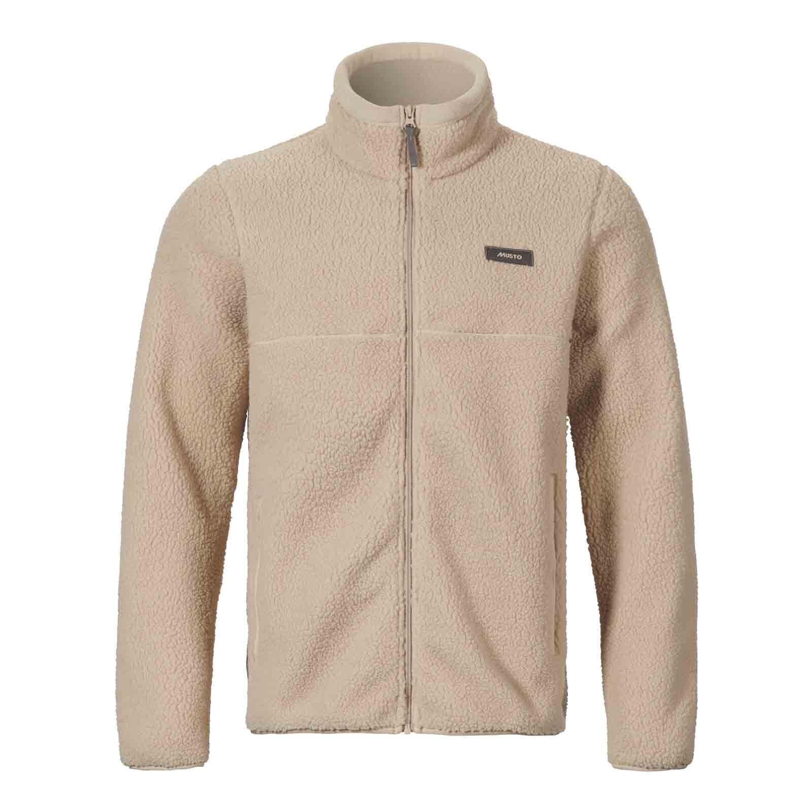 Musto Cove Deep Pile Fleecejacke - Pure Cashmere