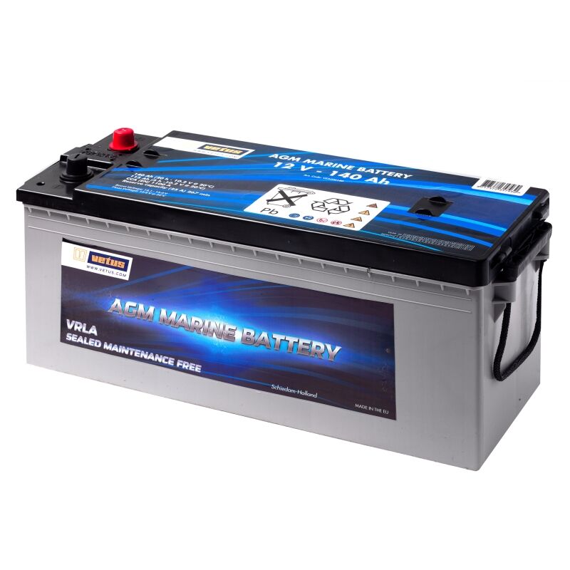 Vetus AGM Power 12V Batterie 140Ah