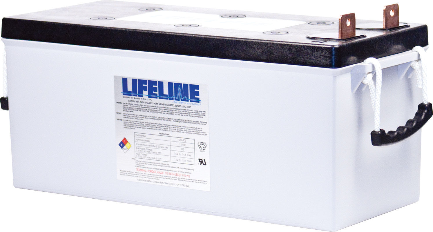 9621_0 Lifeline GPL-4DL AGM Batterie 210 Ah