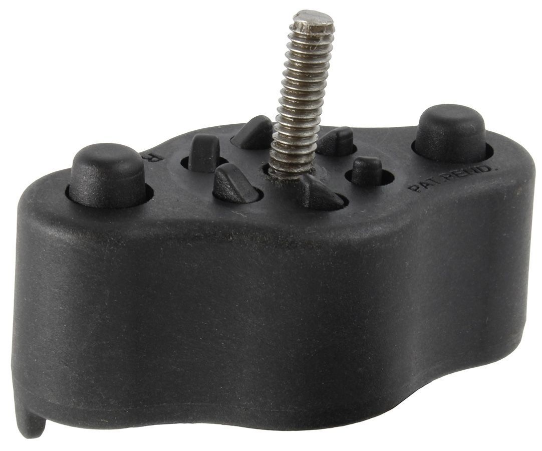 RAM Mounts Verbundstoff-Adapter (ohne Kugel) für Tough-Track Schienen - Quick-Release-System, 1/4"-20 Gewinde, im Polybeutel