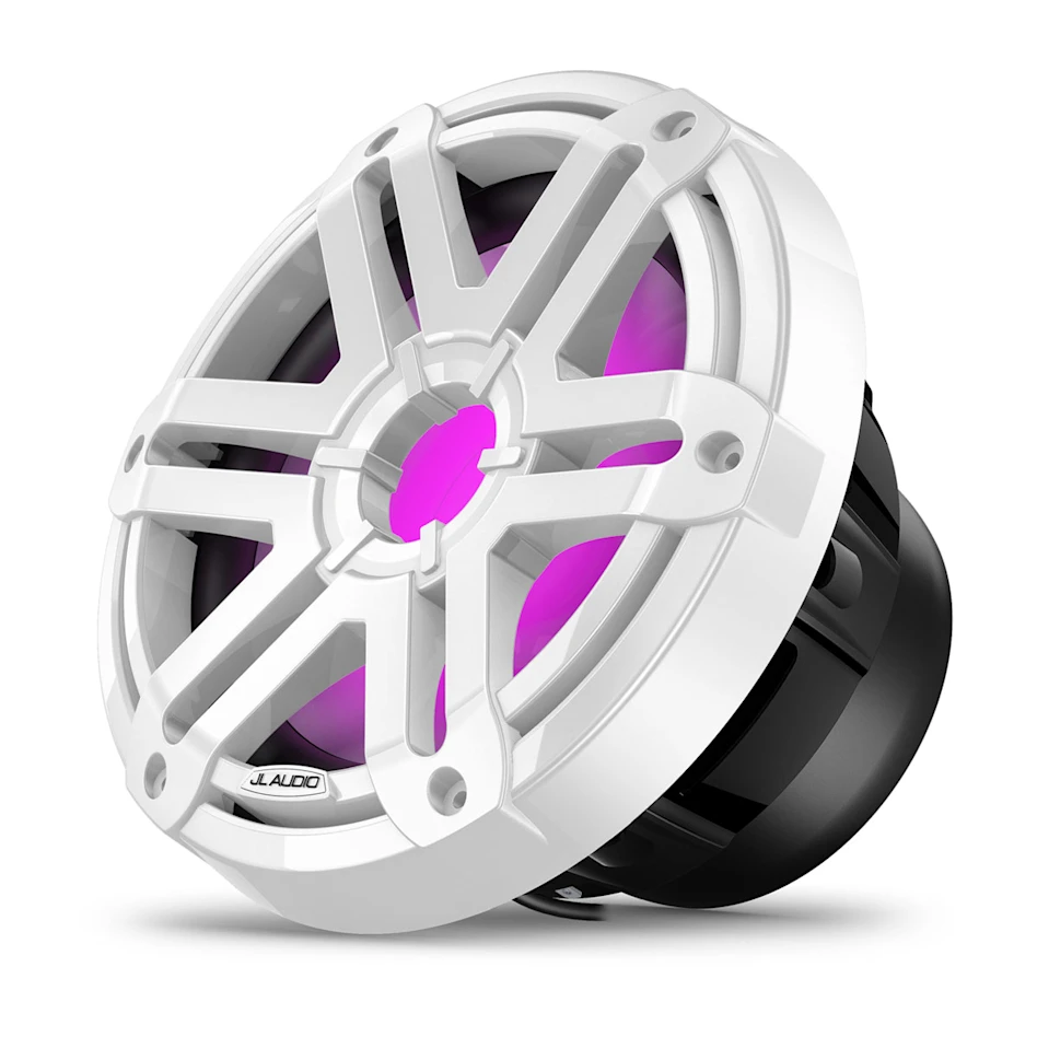 JL Audio JL Audio M200 10" Marinesubwoofer 250W RMS weißer Sportgrill