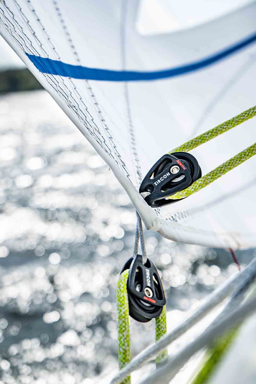 Harken J70 Zircon Fock Schothornblöcke