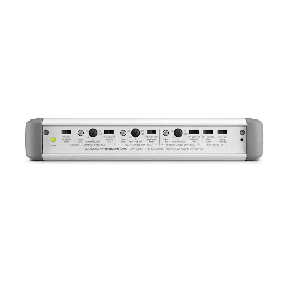 Garmin JL Audio MHD 5-Kanal-Fullrange-Marineverstärker (900 Watt für 24-V-Systeme)
