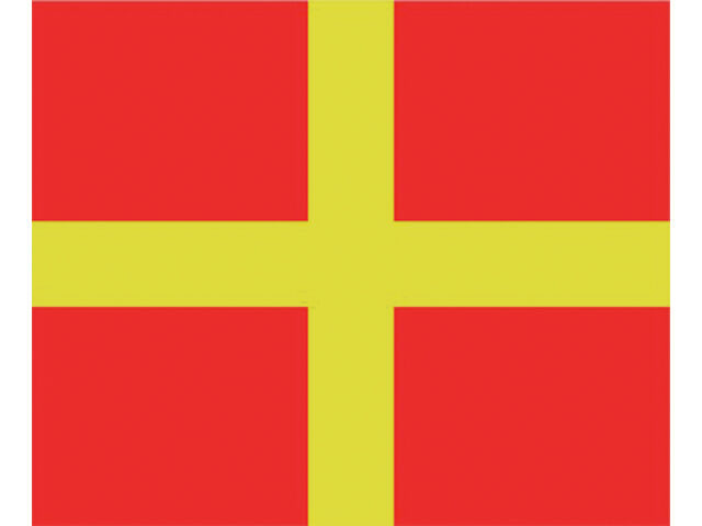 Talamex_Signalflagge_R Talamex Buchstabenwimpel Abm. 30 x 36 cm Signalflagge R