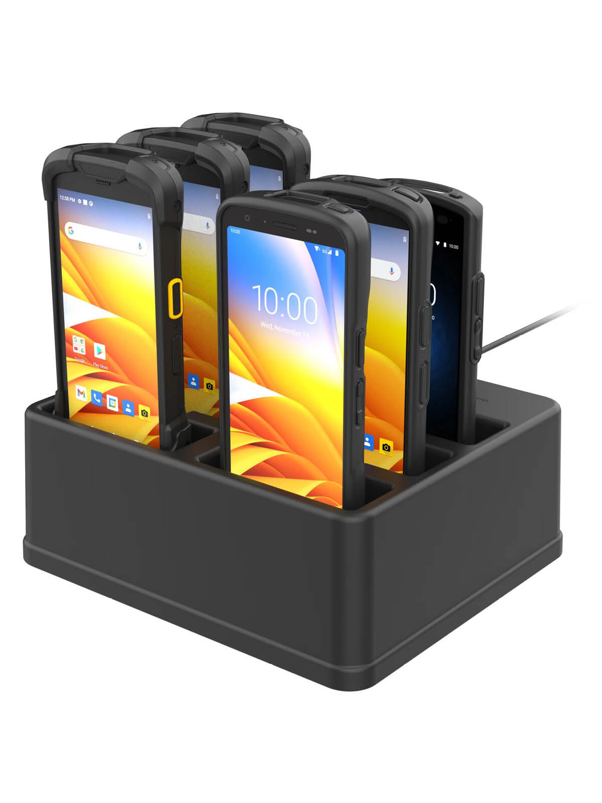 RAM Mounts 6-fach GDS Tisch-Ladestation für Handhelds - In IntelliSkin Schutzhülle