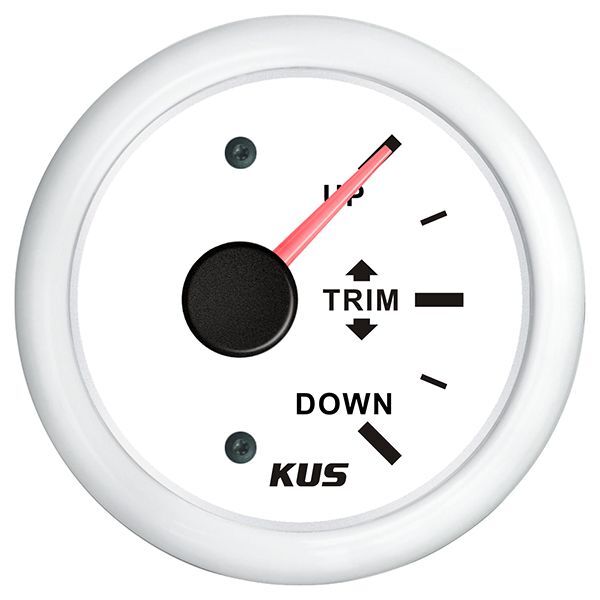 KUS Trimanzeige 0-190Ohm 12/24V weiß