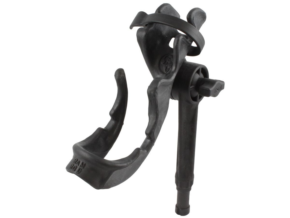 RAM Mounts Rod 2000 Angelrutenhalter mit Spline Post - mittlerer Spline Post Stift (ca. 150 mm), Ratchet-System, im Polybeutel