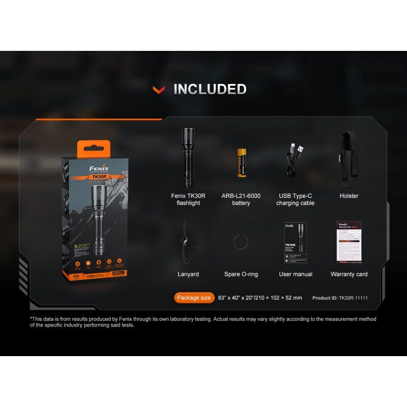 Fenix TK30R Taschenlampe mit weißem Laserlicht