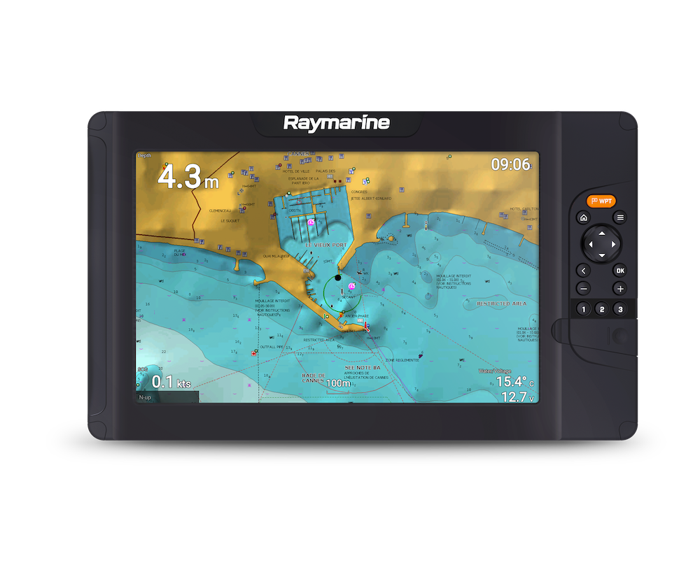 Elenment-12s-Front-Chart Raymarine Element 12 S Navigationsdisplay