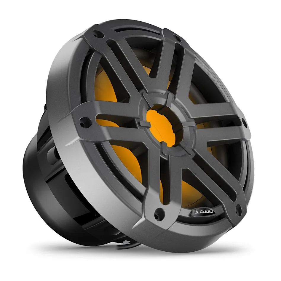JL Audio JL Audio M200 10" Marinesubwoofer 250W RMS grauer Sportgrill