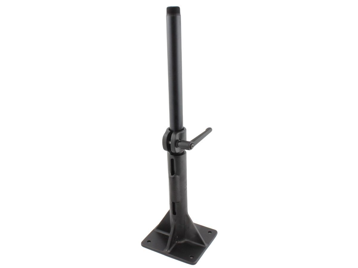 RAM Mounts Standfuss mit 600 mm Rohr - Grundfläche 127 x 127 mm, Feststell-Mechanismus, 1" NPT-Gewinde, im Polybeutel