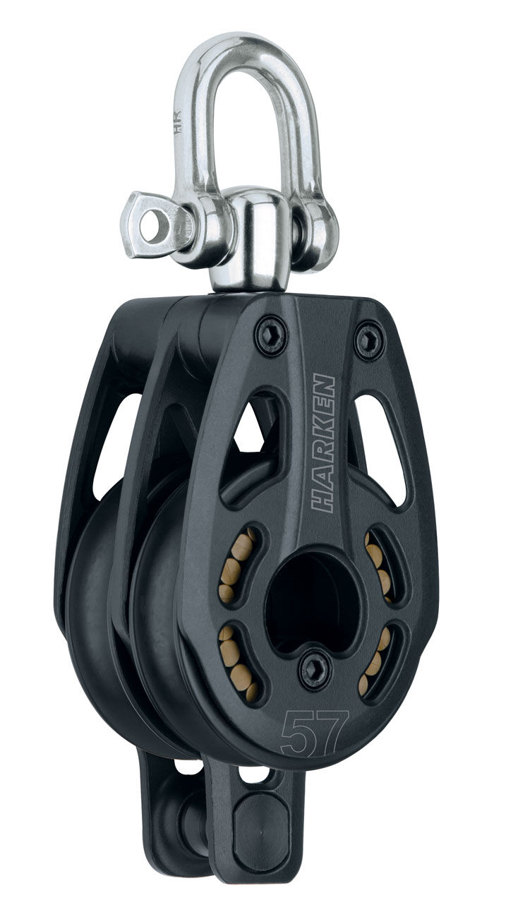 Harken 57mm HL Double Block w/Becket (3218)