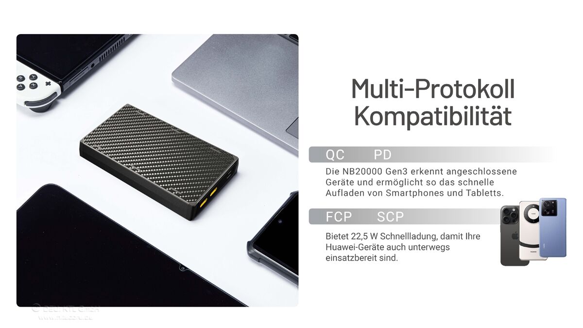 Nitecore Powerbank NB20000 GEN3 - 20000mAh