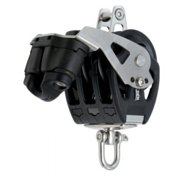 Seldén Serie PBB 50 Block dreifach mit Klemme u. Hundsfott 50mm