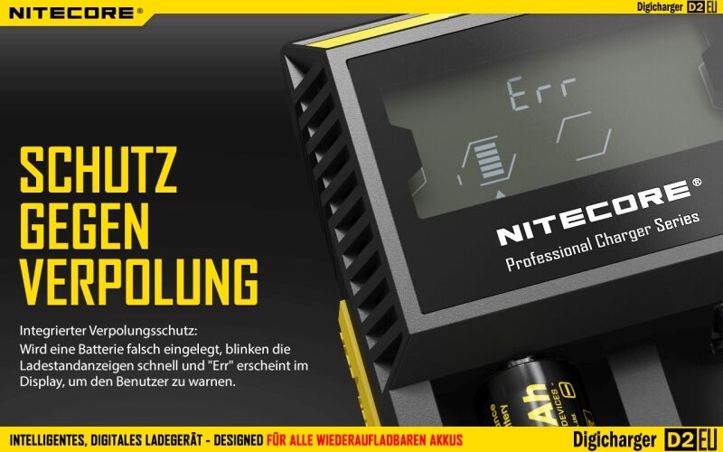 Nitecore Digicharger D2EU- EU-Version