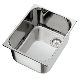 Niro Spülbecken 355x260x150mm