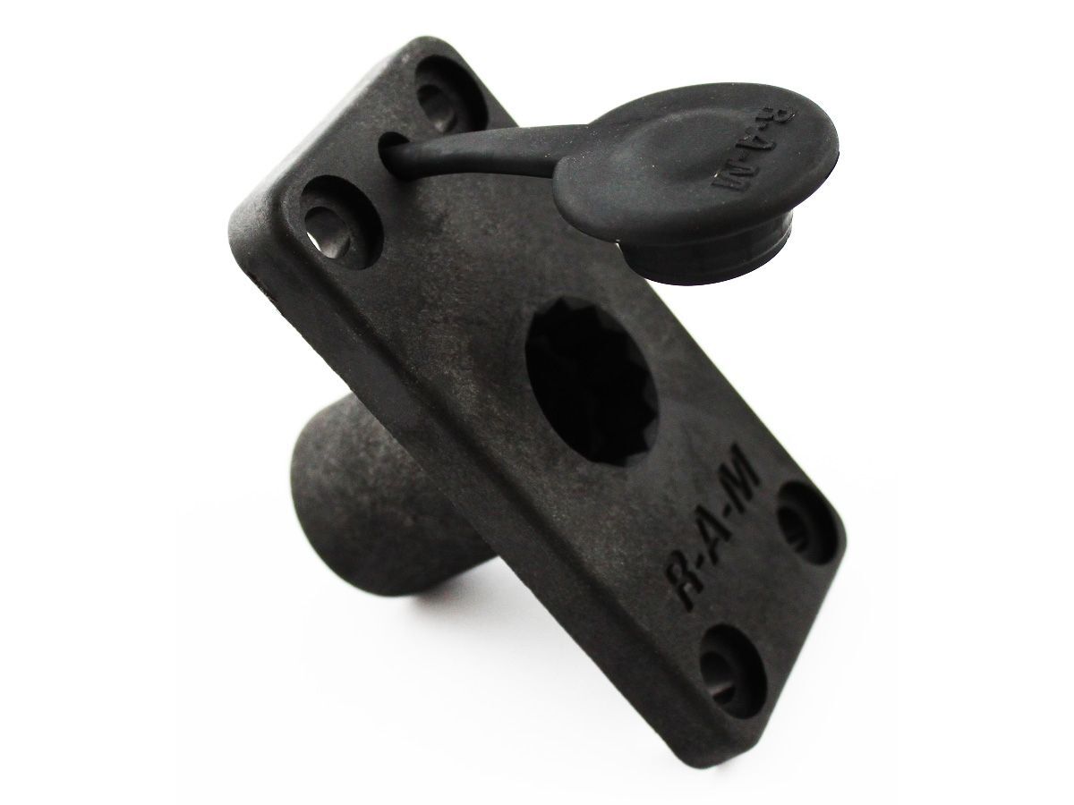 RAM Mounts Flush-Basis für Angelrutenhalter - mit Abdeckkappe, im Polybeutel